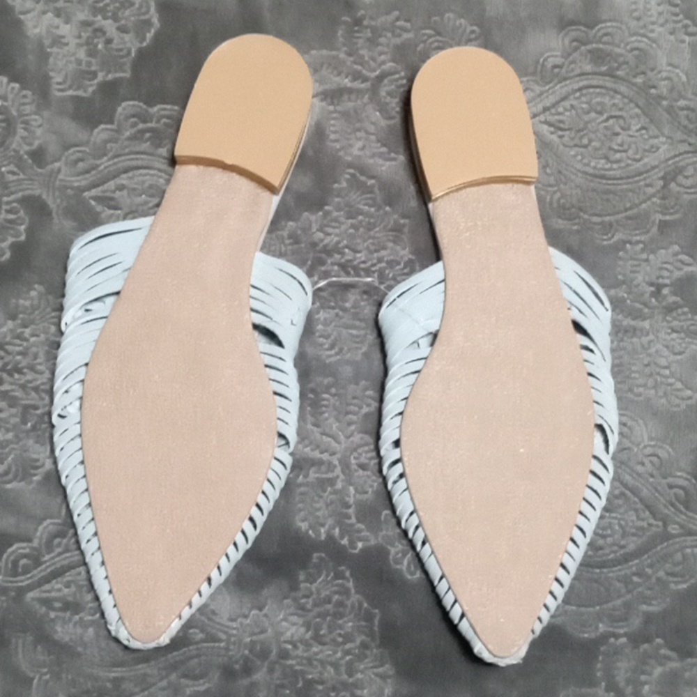 Beautiful Powder Blue Color Flats (New Shoes) Women's Size 9 - Picture 2 of 6